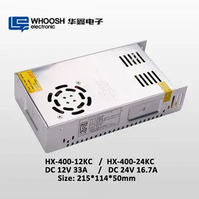 وحدة تزويد الطاقة LED KC 12VDC 33A AC185-264V 400 وات LED Driver