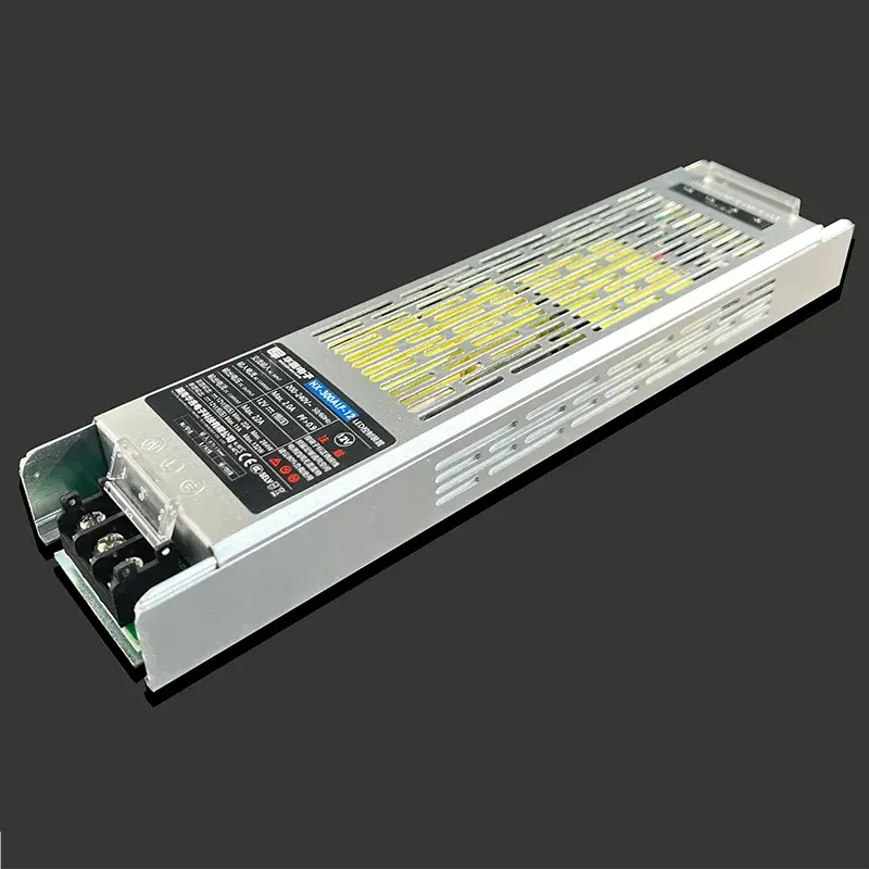 PF>0.97 DC24V 12.5A 300W Slim Power Supply CE for LED lighting